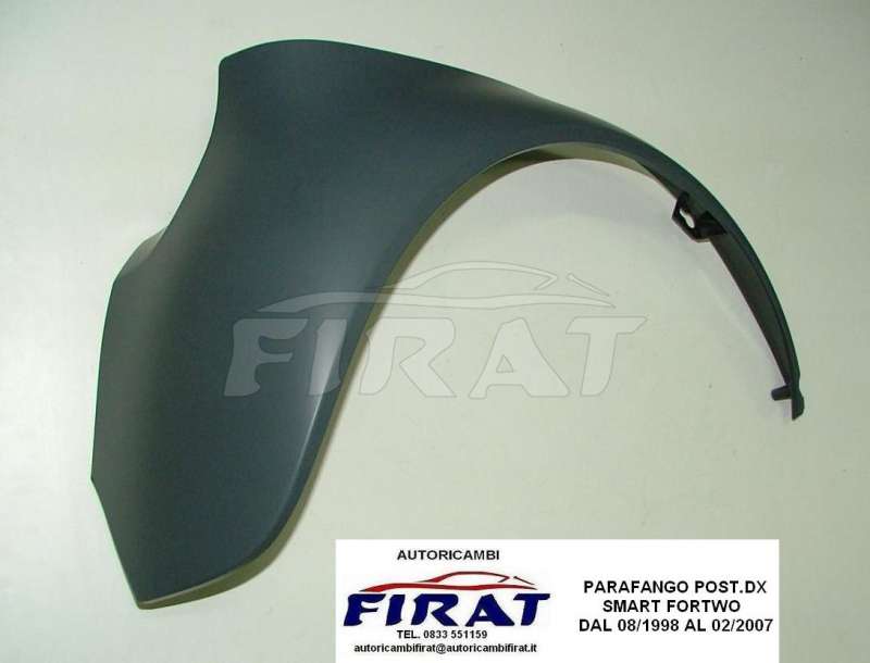 PARAFANGO SMART FORTWO 98 - 07 POST.DX